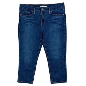 Levi’s 311 Capri Jeans Womens Size 31 Shaping Skinny Blue Stretch